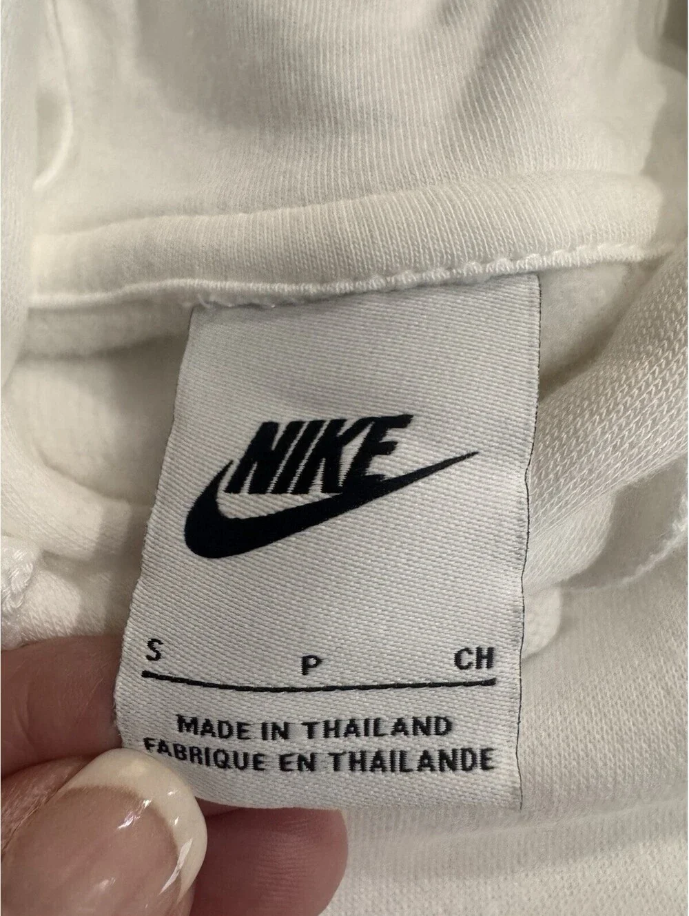 Nike Women's Club Fleece Training Pullover Hoodie Size Small White